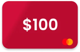 $100 Digital Mastercard®